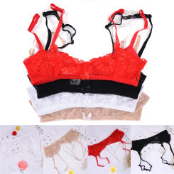 Garters Suspenders Double Breasted Adjustable Waist Belt for Stockings Socks M and L Plus Size for Stockings