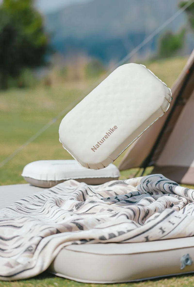 Description Picture 5 of itemNaturehike Feather Bone 2-in-1 Foam Inflatable Pillow Waterproof Oilproof Stainproof Adjustable Soft Breathable Camp Travel Nap