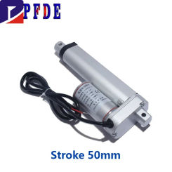 DC 12V/24V Electric Linear Actuator 100N/200N/300N/500N/700N/900N/1000N Linear Drive Electric Motor 20mm 30mm 50mm Stroke