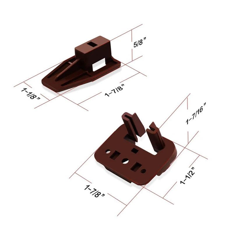 Description Picture 5 of itemPlastic Drawer Slides And Guides Drawer Replacement Part For Mount Drawer Slides Plastic Drawer Guides For Dresser Durable