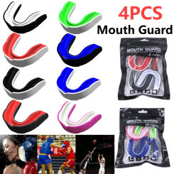 4/1PCS Boxing Gum Shield Mouth Guard Combat Sports Mouth Guards For Adult Kids Taekwondo Boxing Football Karate Teeth Protectors