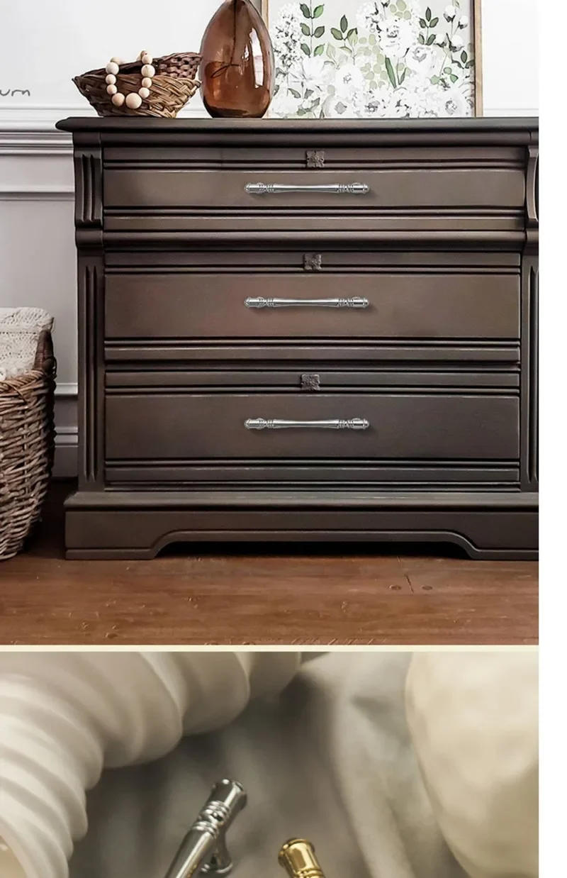 Description Picture 5 of itemBrass Furniture Cabinet Handles Chrome Wardrobe Dresser Cupboard Drawer Knobs Kitchen Door Pulls Hardware Shiny Gold