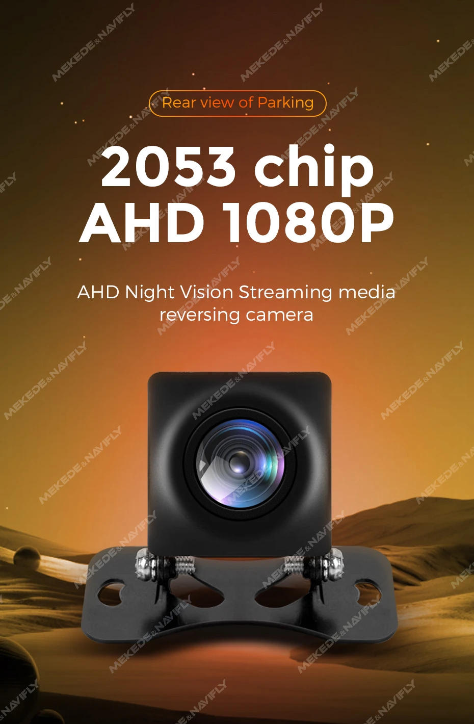 Description Picture 5 of itemMEKEDE AHD 1080P 170° Fisheye Lens Night Vision Car Reverse Backup Rear Camera For KIA LADA HONDA BMW Android Multimedia Player