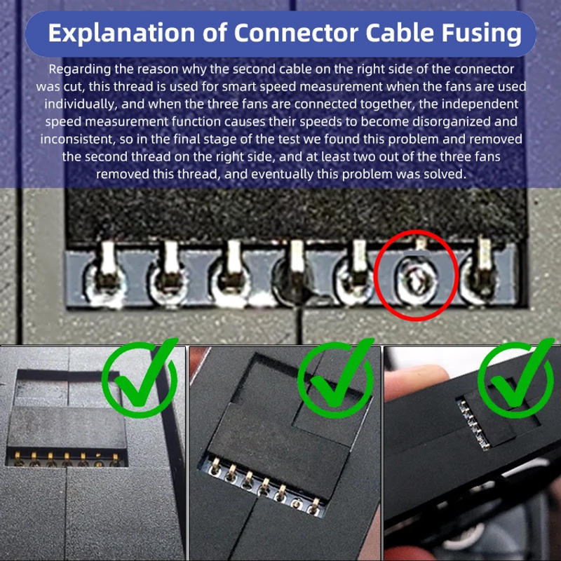 Description Picture 2 of itemTEUCER JM-1 PC Cooling Fan ARGB Mirror Cycle Light Effect 800-2000RPM PWM Water Cooling 360mm Cooler Fan