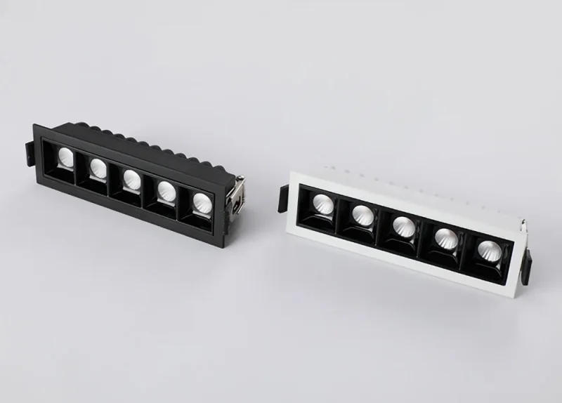 Description Picture 6 of item10W20W30W Embedded LED Spotlight COB Ceiling lamp Dimmable Downlight AC220V110V living room interior lighting Grille Line light