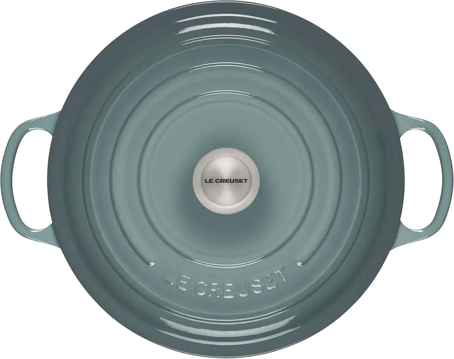 Description Picture 3 of itemLe Creuset Enameled Cast Iron Signature Round Wide Dutch Oven, 6.75 qt., Sea Salt
