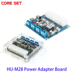 HU-M28W Desktop PC Power Computer ATX Transfer Board Power Adapter Supply Test Module Power Supply Circuit Outlet Module