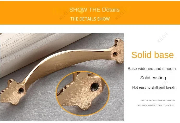 Description Picture 6 of itemModern and Simple Rural Wardrobe Handles European and American Style Cabinet Door Handles Amber Drawer Handles