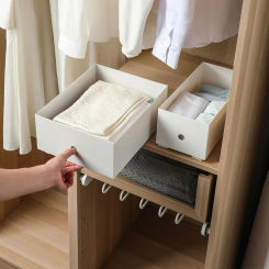 Adhesive Drawer Strack Self Slides Storage Box Rail Furniture Replace Guide White The Hips