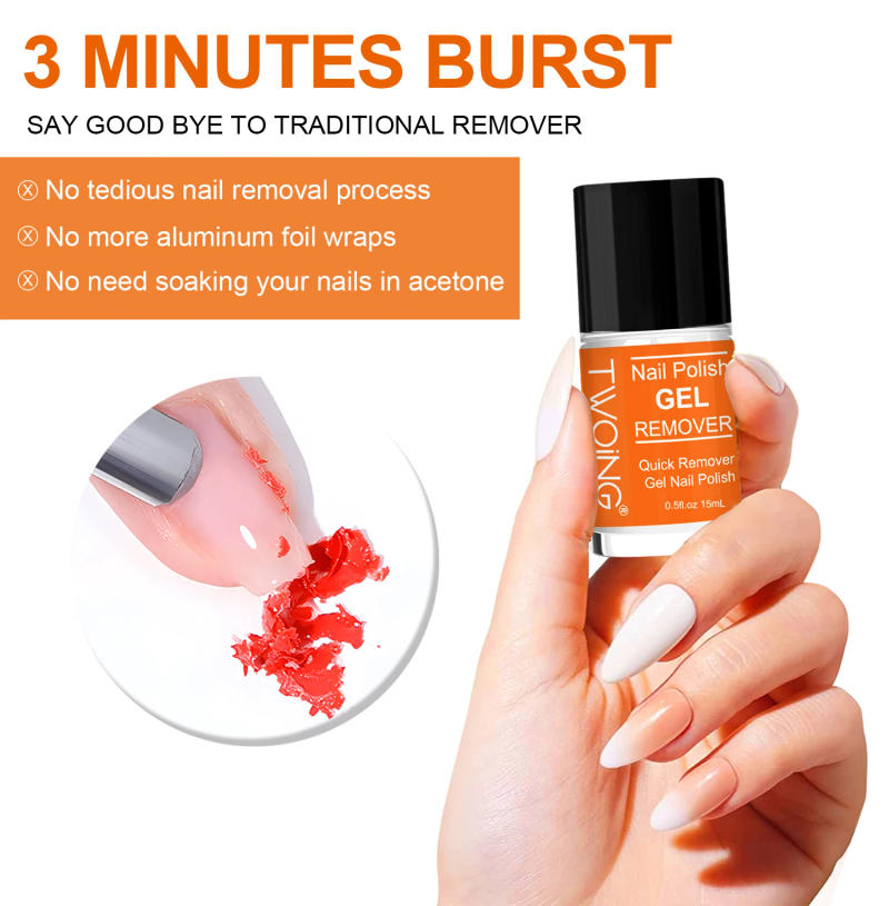 Description Picture 5 of itemGel Nail Polish Remover, Quick & Easy Polish Remover In 2-3 Minutes, No Need Soaking Or Wrapping - 0.51oz