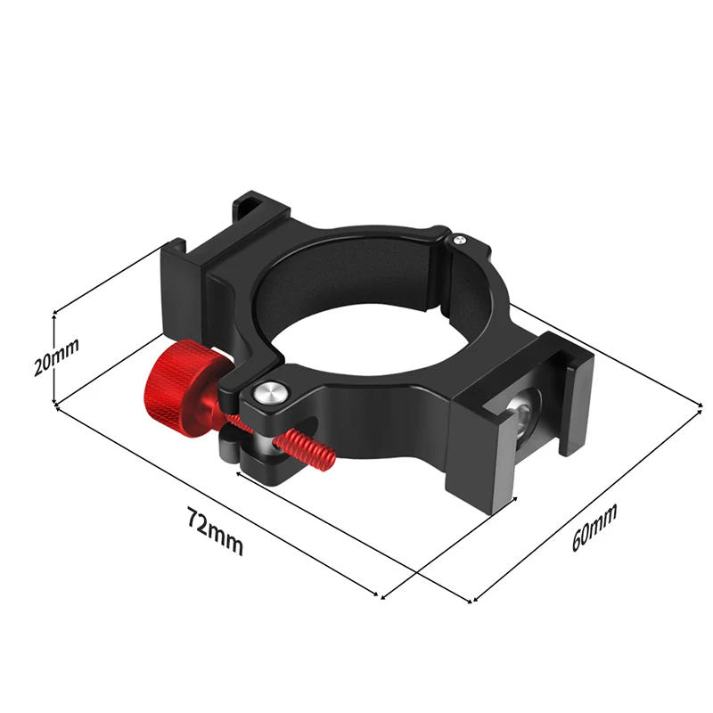 Description Picture 3 of itemOM5 OM6 Gimbal Extension Adapter O Ring Clip Cold Shoe 1/4 Rosette Gear for DJI OSMO Mobile 5 6 Camera Microphone Light Holder