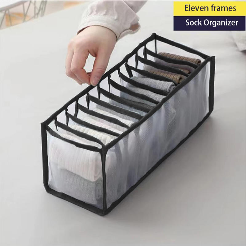 Description Picture 4 of item3PC Drawer organizers Storage organizer Underwear Socks Drawer dividers Organization for home  Dormitory socks organizer