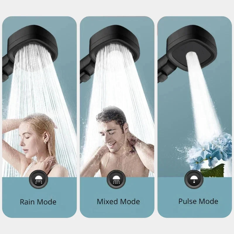 Description Picture 3 of itemXiaomi High Pressure Shower Head Water Saving 3-Modes Shower Heads Adjustable Water Massage Sprayer Home Bathroom Accessories