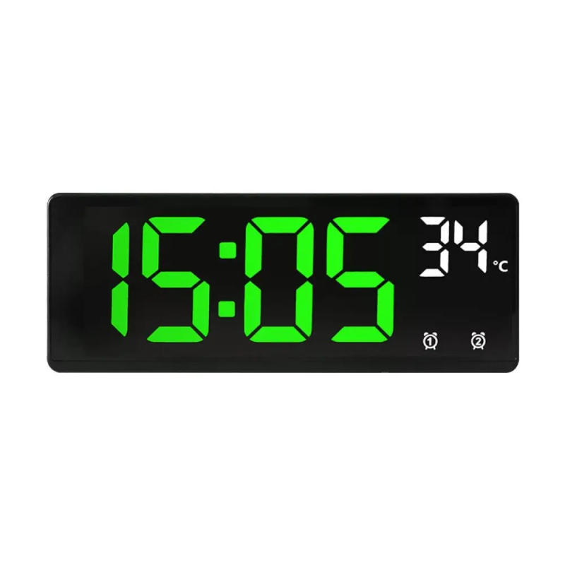 Description Picture 5 of itemVoice Control Digital Alarm Clock Teperature Snooze Night Mode Desktop Table Clock 12/24H Anti-disturb Funtion LED Clocks Watch