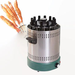 Electric Grill Smokeless Automatic Rotisserie No picking bamboo sticks Detachable Multi-function skewer grill for home use