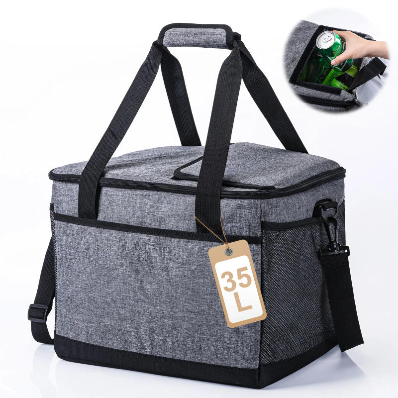 Description Picture 3 of itemGoture 30L 35L Large Capacity Collapsible Cooler Fishing Bag Insulated Picnic Lunch Bag for Outdoor Travel Camping BBQ Party