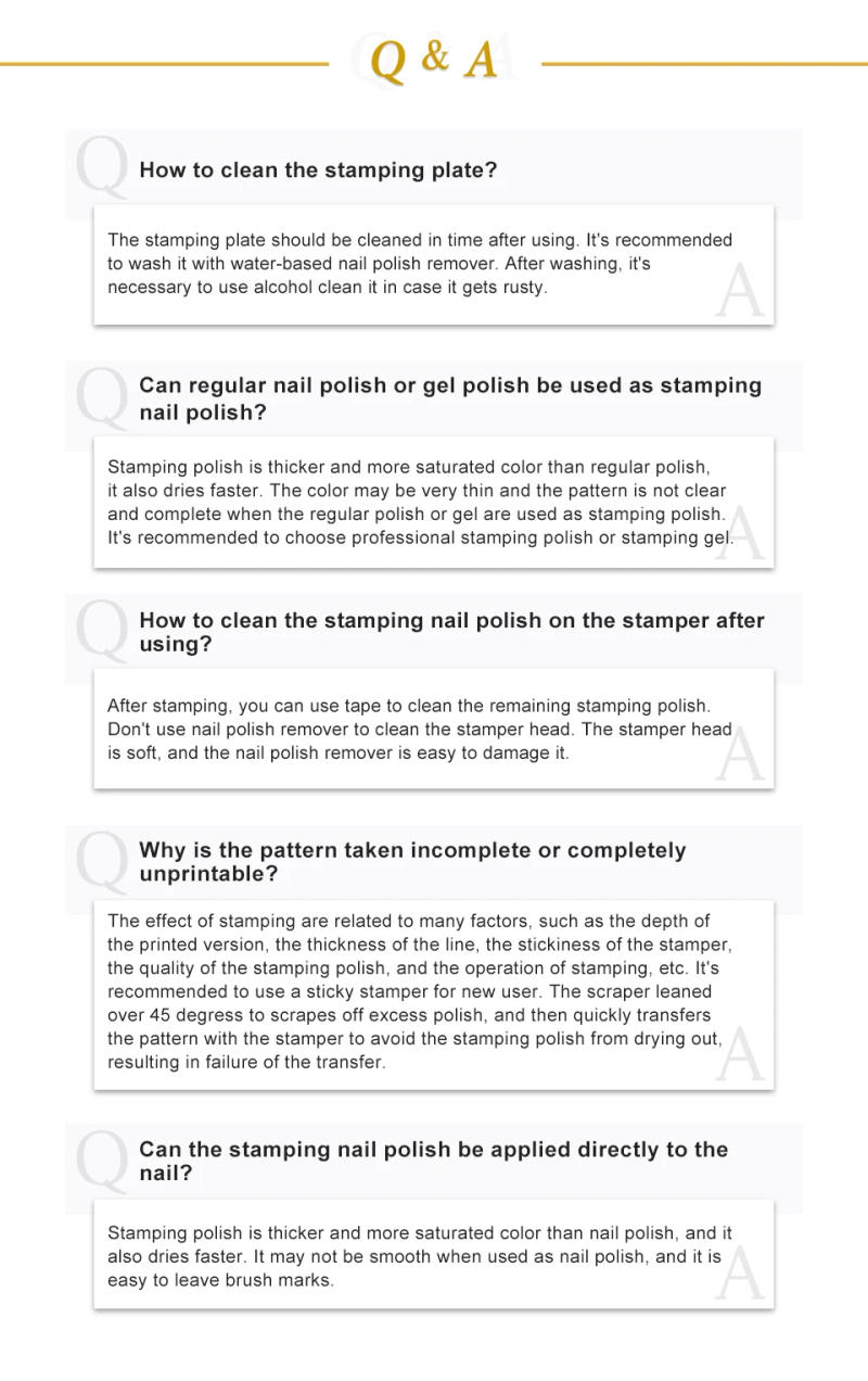 Description Picture 6 of itemBORN PRETTY Texture Nail Stamping Plates Image Printing Nail Art Stencils Templates For Acrylic DIY Nails Design Stamp Plate