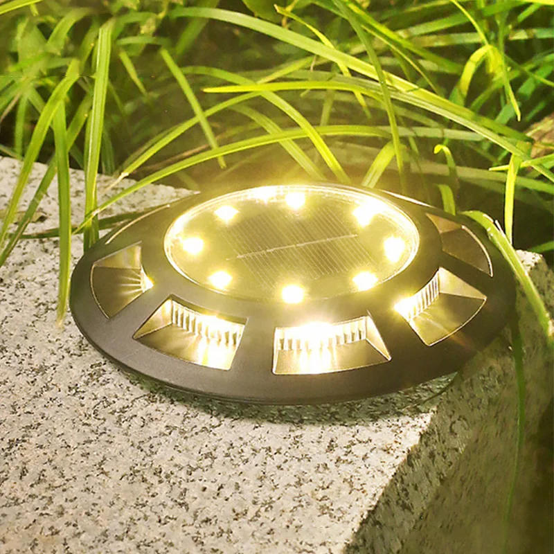 Description Picture 5 of itemNew Solar Ground Lawn Light Outdoor Waterproof 16LED Garden Underground Yard Lawn Pathway Landscape Decoration