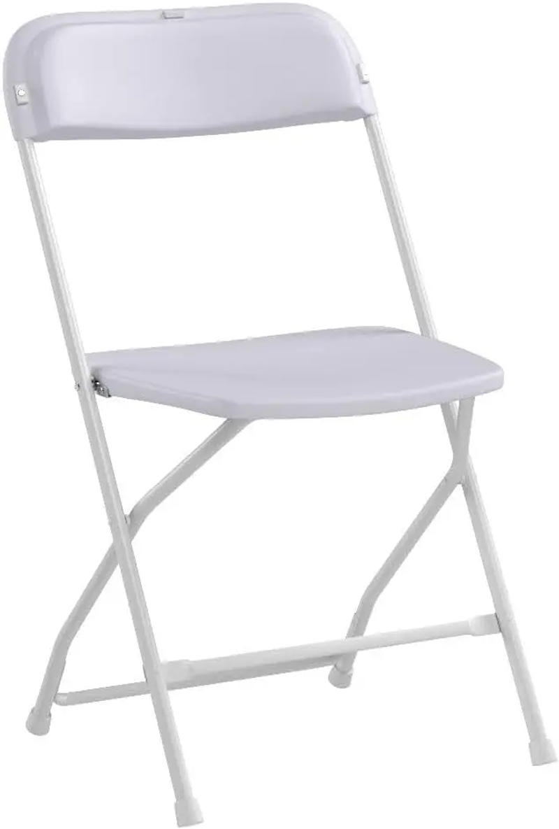 Description Picture 6 of item10 Pack Plastic Folding Chair, 300lb Capacity, Portable Commercial Chair with Steel Frame for Home Office Wedding Party Indoor
