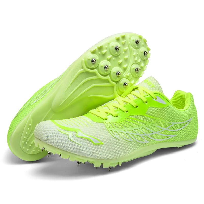 Description Picture 4 of itemOutdoor Men Woman Track & Field Running Shoes Professional Competition Nail Sneakers Anti-Slip Student Training Shoes