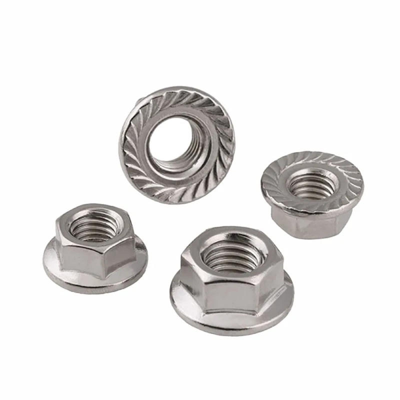 Description Picture 6 of itemM5-M12 Left Hand Thread Hex Serrated Flange Nut 304 Stainless Steel Reverse Thread Hexagon Serrated Spinlock Flange Nuts