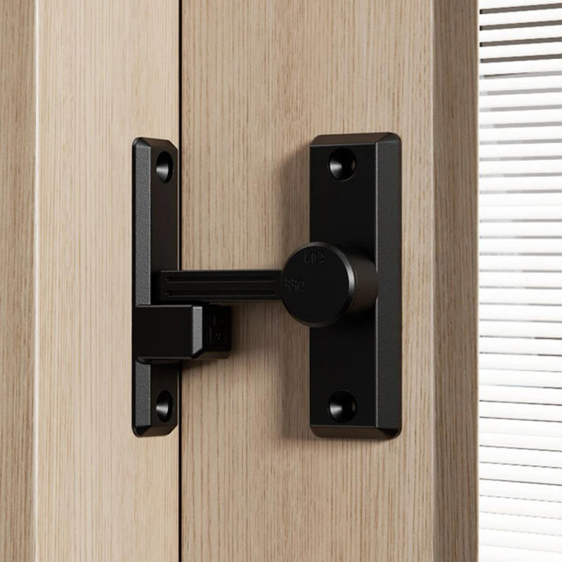 Description Picture 3 of itemBarn Sliding Door Lock Hook Latch Punch-free Zinc Alloy Push-pull Door Buckle For Window Cabinet Locking Home Decoration