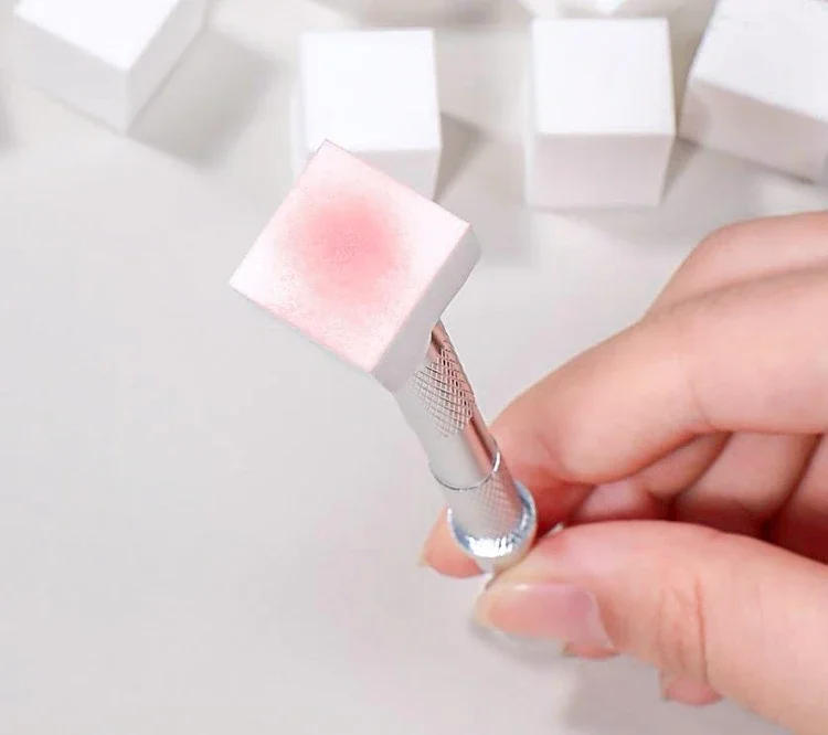 Description Picture 5 of itemNail Sponge Gradient Nail Tweezer Clip Gripping Sponge/Rhinestone Manicure Decorations Gripping Tool Stainless Steel