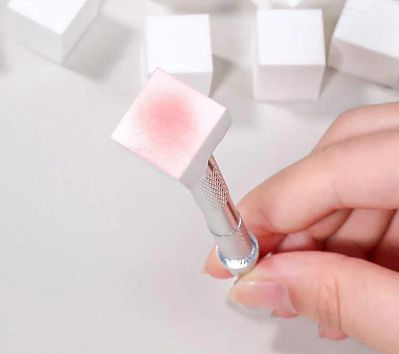 Description Picture 5 of itemNail Sponge Gradient Nail Tweezer Clip Gripping Sponge/Rhinestone Manicure Decorations Gripping Tool Stainless Steel