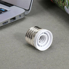 E27 To E12 Bulb Outlet Converters Lightweight Screw LED Conversion Light Holder Easy To Install Fireproof Lighting Parts