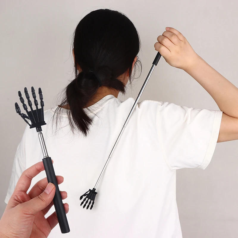 Description Picture 4 of itemBlack Machine Hand Adjustable Back Scratcher Steel Massage Telescopic Anti Itch Claw Old Man Happy Health Products Handicrafts