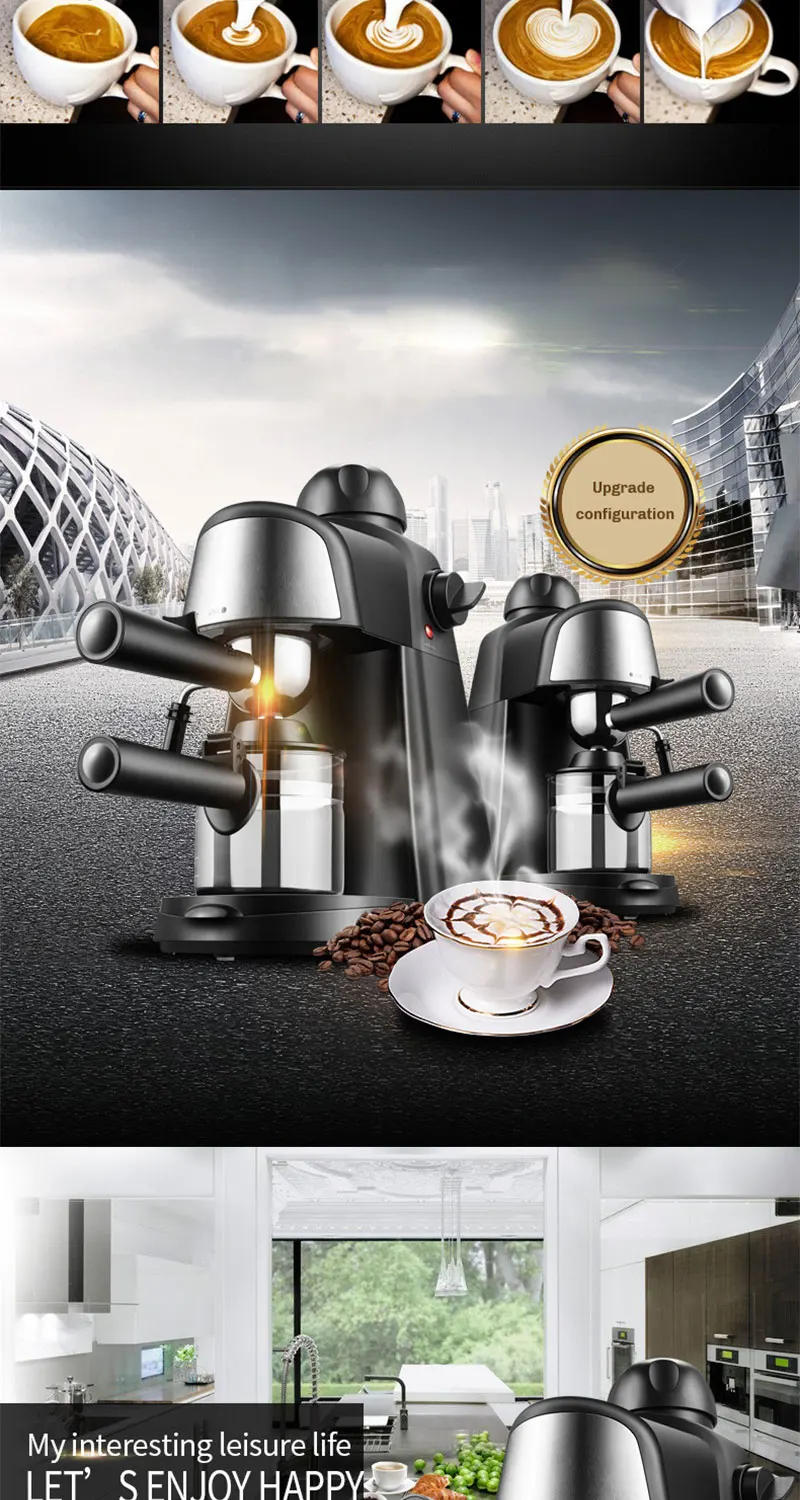 Description Picture 4 of itemElectric Italian Coffee Machine 5 Bar Professional Expresso Coffee Maker Automatic Semi Automatic Expresso Cappuccino 220V EU Pl