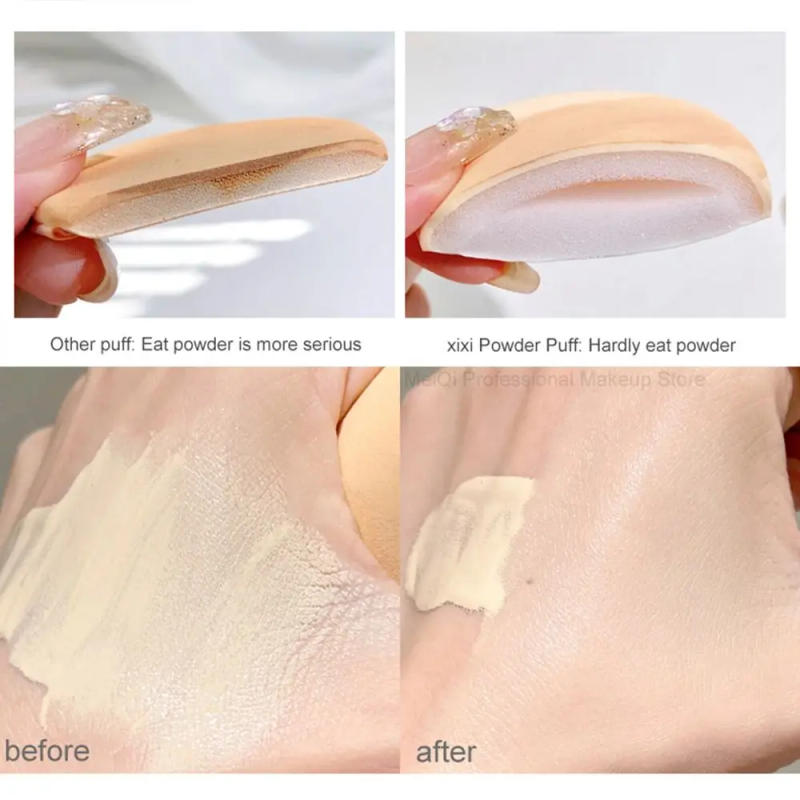 Description Picture 4 of itemConcealer Blend Puffs Makeup Tools Facial Gift Foundation Powder Puff Makeup Sponge Puff Air Cushion Puff Cosmetic Puff Set