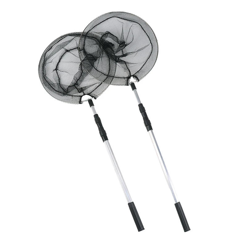 Description Picture 4 of item1.5M/1.7M Fishing Net Aluminum Alloy Telescopic Rubber Handle Fishing Net Foldable Sea Mesh Pole For Carp Fly Fishing