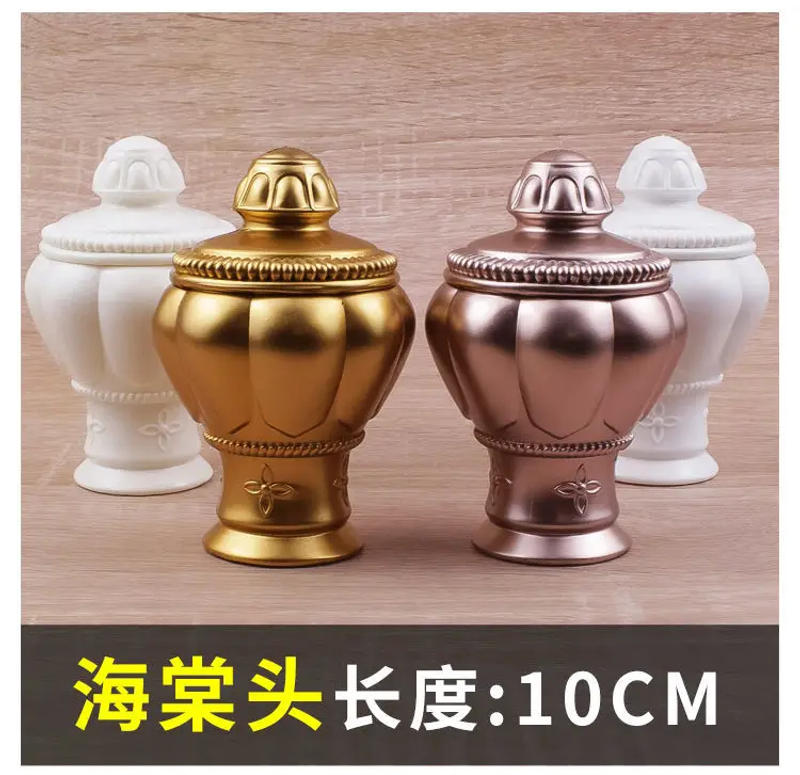 Description Picture 4 of item1pc Roman Rod Curtain Head Curtain Rod Head Universal Curtain Roman Rod Cap Curtain Poles, Tracks & Accessories Home Decore