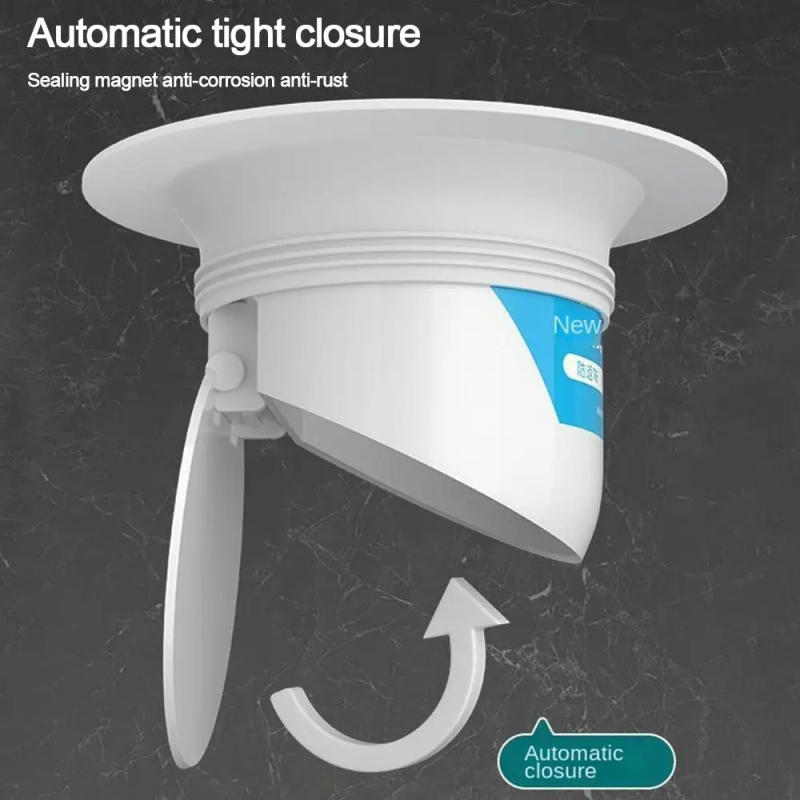 Description Picture 5 of itemWhite Plastic Anti-smell Plug For Squatting Pan Useful Toilet Squatting Pit Smell Stopper Bathroom Accessories Household Supply