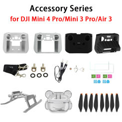 Accessories Kit for DJI Mini 4 Pro RC 2/RC Pro/RC N1 Silicone Sleeve Cover Drone Silicone Case Lanyard for DJI Air 3/Mini 3 Pro