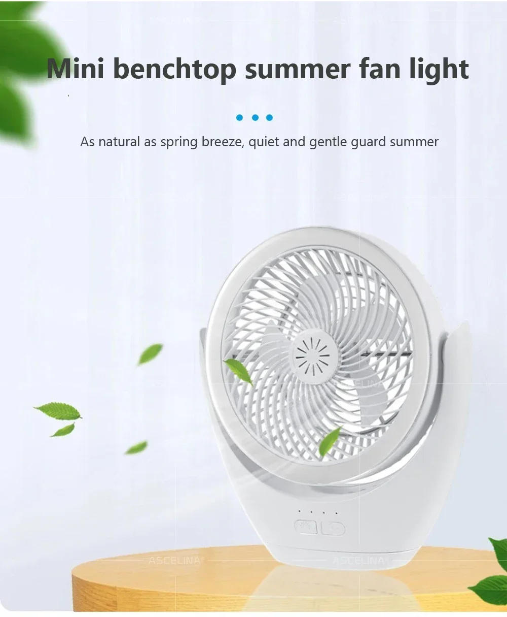 Description Picture 2 of itemLED Fan Lamp Camping Fan Rechargeable Desktop Portable Wireless Ceiling Fan Light Multi scenario usage With Hooks Led Light
