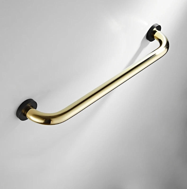 Description Picture 4 of itemBathroom Safety Grab Bar with Electroplated Black Gold Surface Perforated Installation Bathroom Safety & Accessories Grab Bars