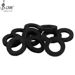 10pcs Trumpet Valve Felt Pad Brass Instrument Accessories Trumpet Trombone Key Washers Cotton Cushion Musical Instrument Parts