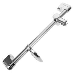 Shower Slide Bar Adjustable Wall Mount Shower Head Holder Bar with Soap Tray Bathroom Accessories Shower Mounting Bracket