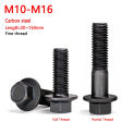 GB5787 M10 M12 M14 M16 Grade 10.9 Hexagon Head Flange Cap Screw Fine Thread Hex Washer Head Screw Bolt