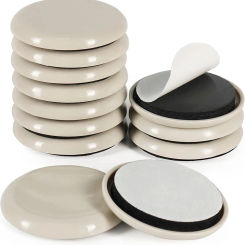 Chair Sliders – Furniture Sliders 24 pcs Carpet Sliders – Furniture Moving Pads –  Chair Leg Floor Protectors – Slide Effortless