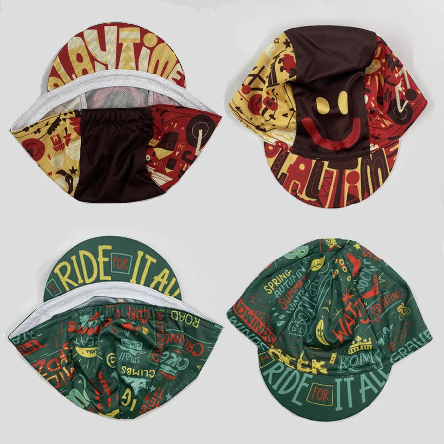 Description Picture 2 of itemGravel Cycling Hat Funny Road Bicycle Cap Cartoon Bike Headwear Men and Women Gorra Ciclismo