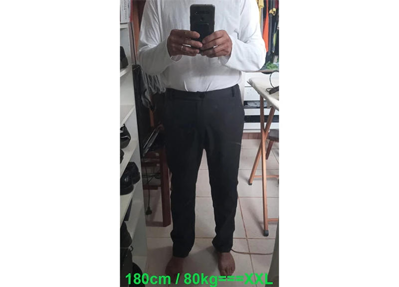 Description Picture 3 of itemWarm Winter Men Soft Shell Pants Camping&Hiking Travel Waterproof Outdoor Pant Fleece Windproof Skiing Trousers