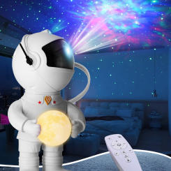 Astronaut Galaxy Star Projector Spaceman Starlight Night Light Northern Starry Lights Projection Lamp with Remote Control Timer