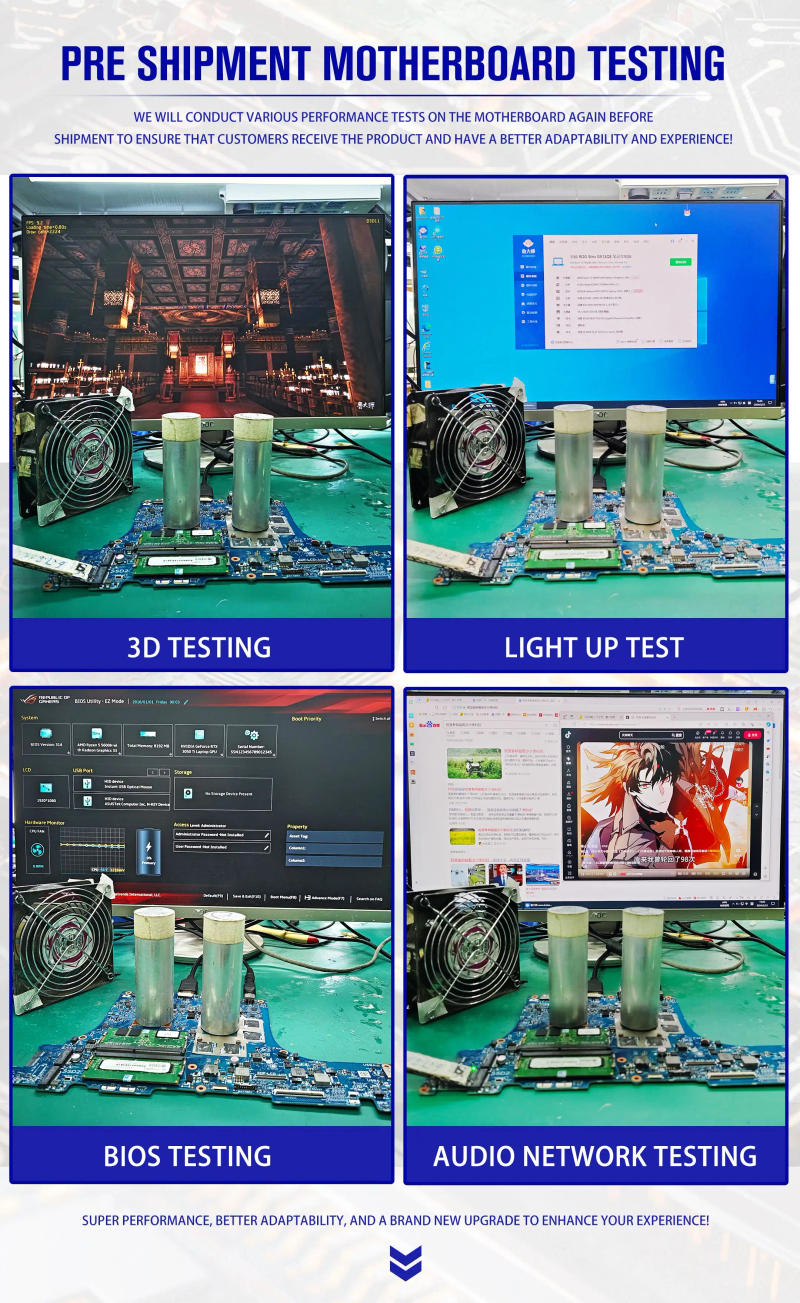 Description Picture 4 of itemGA401Q Notebook Mainboard For ASUS ROG Zephyrus GA401QE GA401QH Laptop Motherboard R7 R9 CPU GTX1650 GTX1650TI-V4G 8G