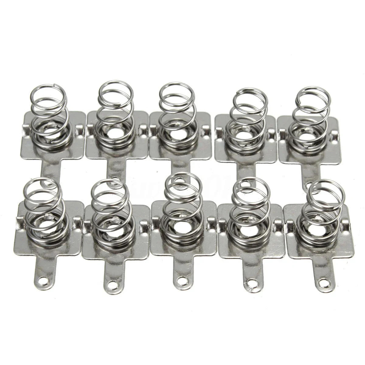 Description Picture 2 of item100pcs Battery shrapnel AA or AAA battery spring 5 No.  positive and negative contact pieces 50pairs Radio battery box shrapnel