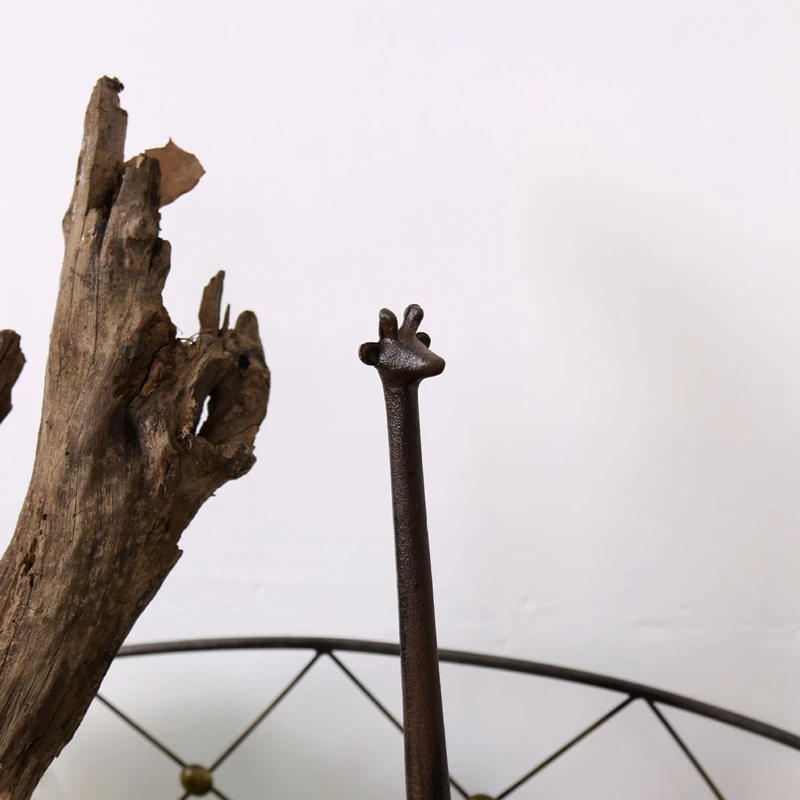 Description Picture 6 of itemCast Iron Toilet Tissue Holder, Freestanding Giraffe Paper Towel Holder, Decorative Paper Stand For Bathroom Easy Install