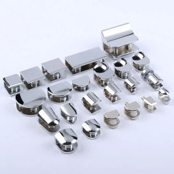 1Pc Durable For 6-12mm Nickel Finish Shelves Clips Glass Clamp Shelf Holder Support Panel Bracket