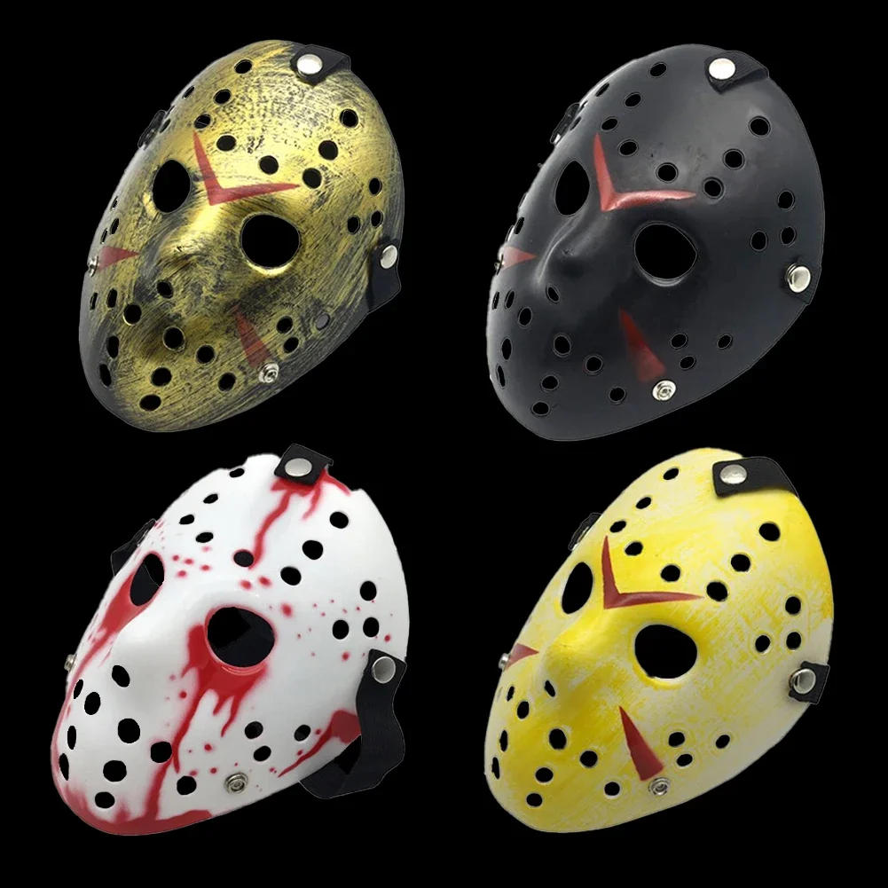 Description Picture 6 of itemHalloween Horror Jason Mask Hockey Cosplay Killer Hallowmas Scary Party Decor Mask Christmas Masquerade Masque V for Vendetta